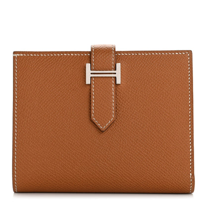 Hermes Epsom Bearn Compact Wallet Gold 1 of 11