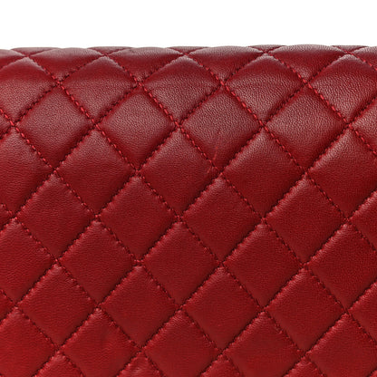 Chanel Calfskin Quilted Medium Boy Flap Red 17 of 21