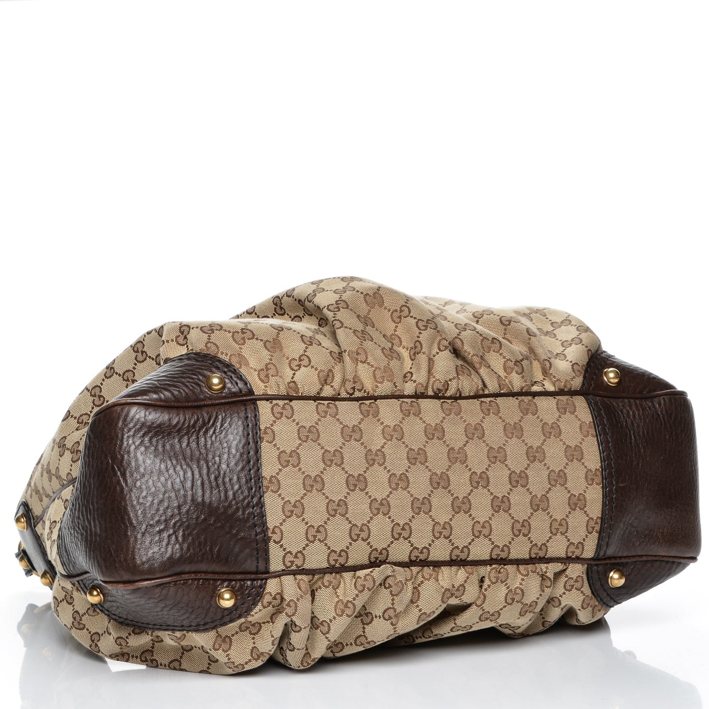 Monogram Large Jockey Hobo Dark Brown