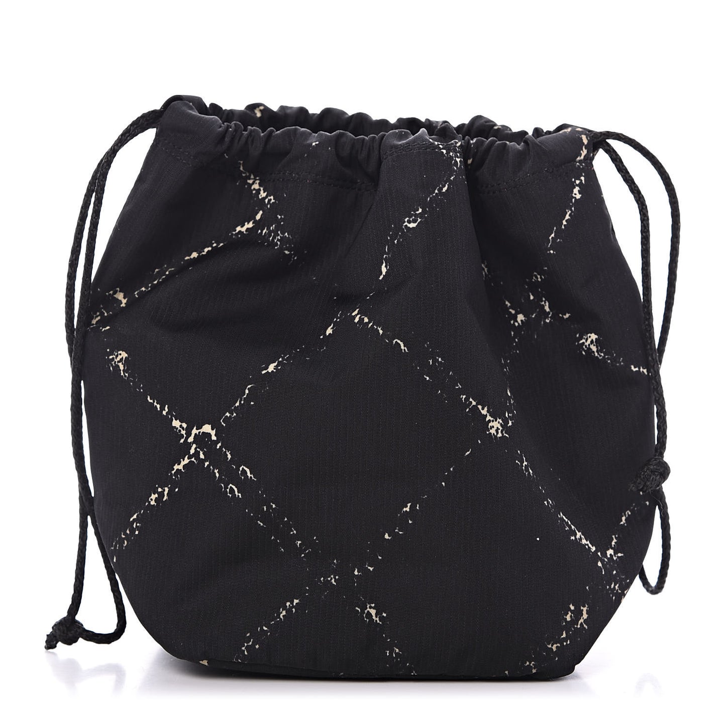 Nylon Travel Drawstring Bag Black