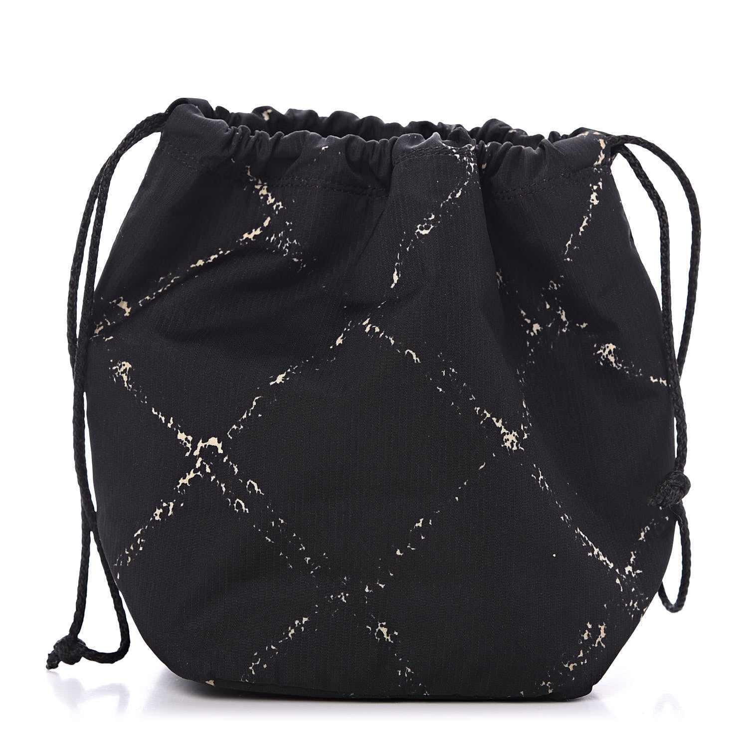 Chanel Nylon Travel Drawstring Bag Black 1 of 9