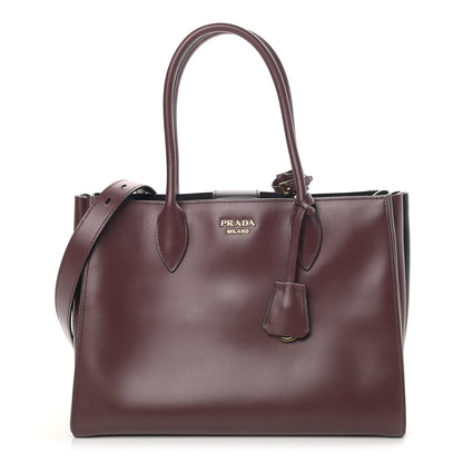 Prada City Calf Bibliotheque Tote Granato Black 1 of 10