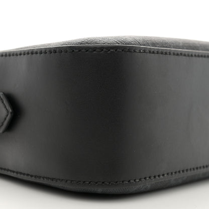 Gucci GG Supreme Monogram Web Shoulder Bag Black Grey 9 of 13