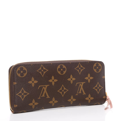 Louis Vuitton Monogram Clemence Wallet Rose Ballerine 3 of 11