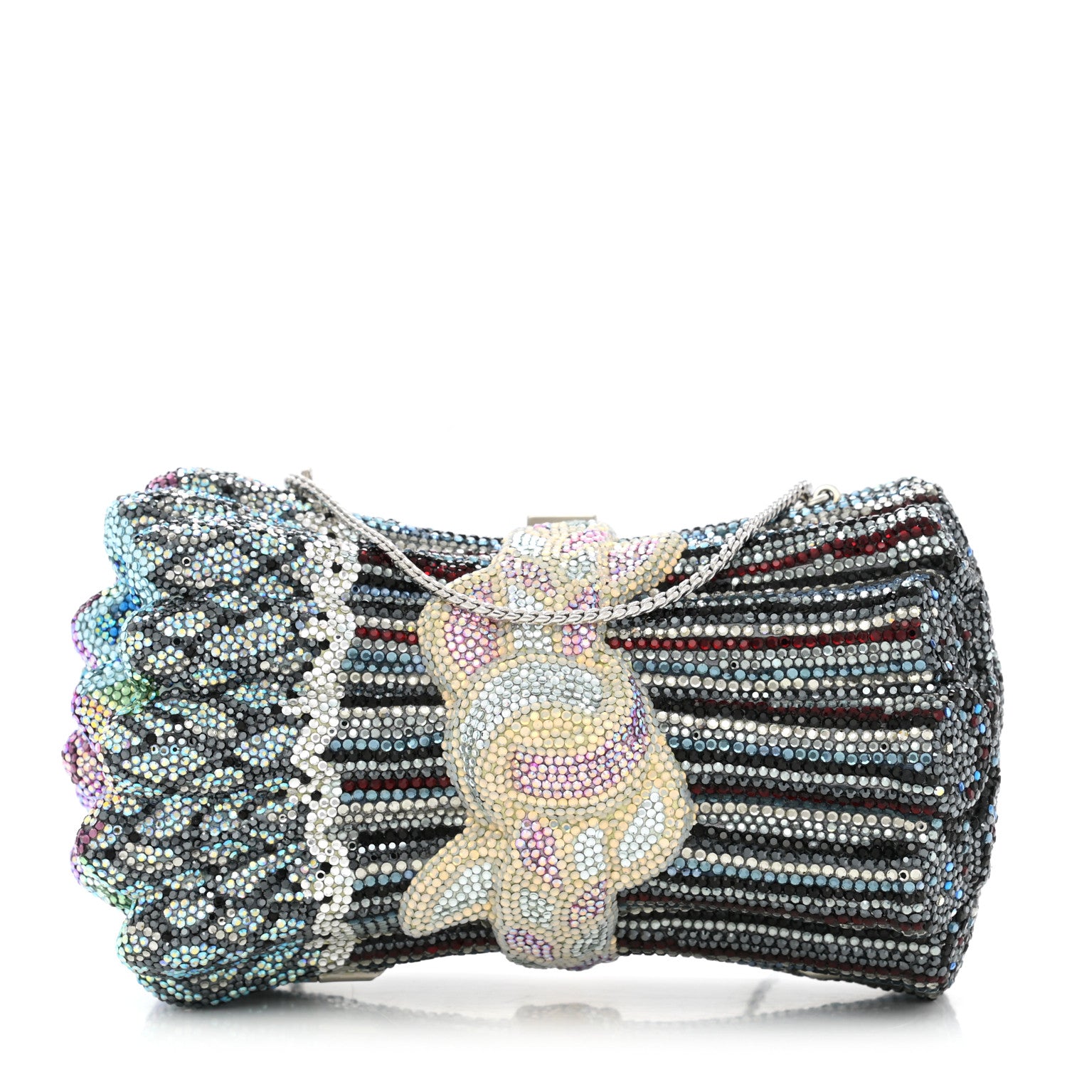 Judith Leiber Swarovski Crystal Bouquet Clutch Multicolor 2 of 12