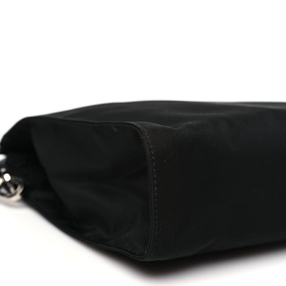 Prada Tessuto Nylon Saffiano Wristlet Black 9 of 10