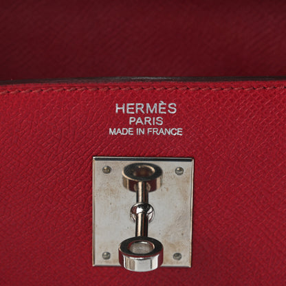 Hermes Epsom Kelly Sellier 35 Rubis 5 of 9