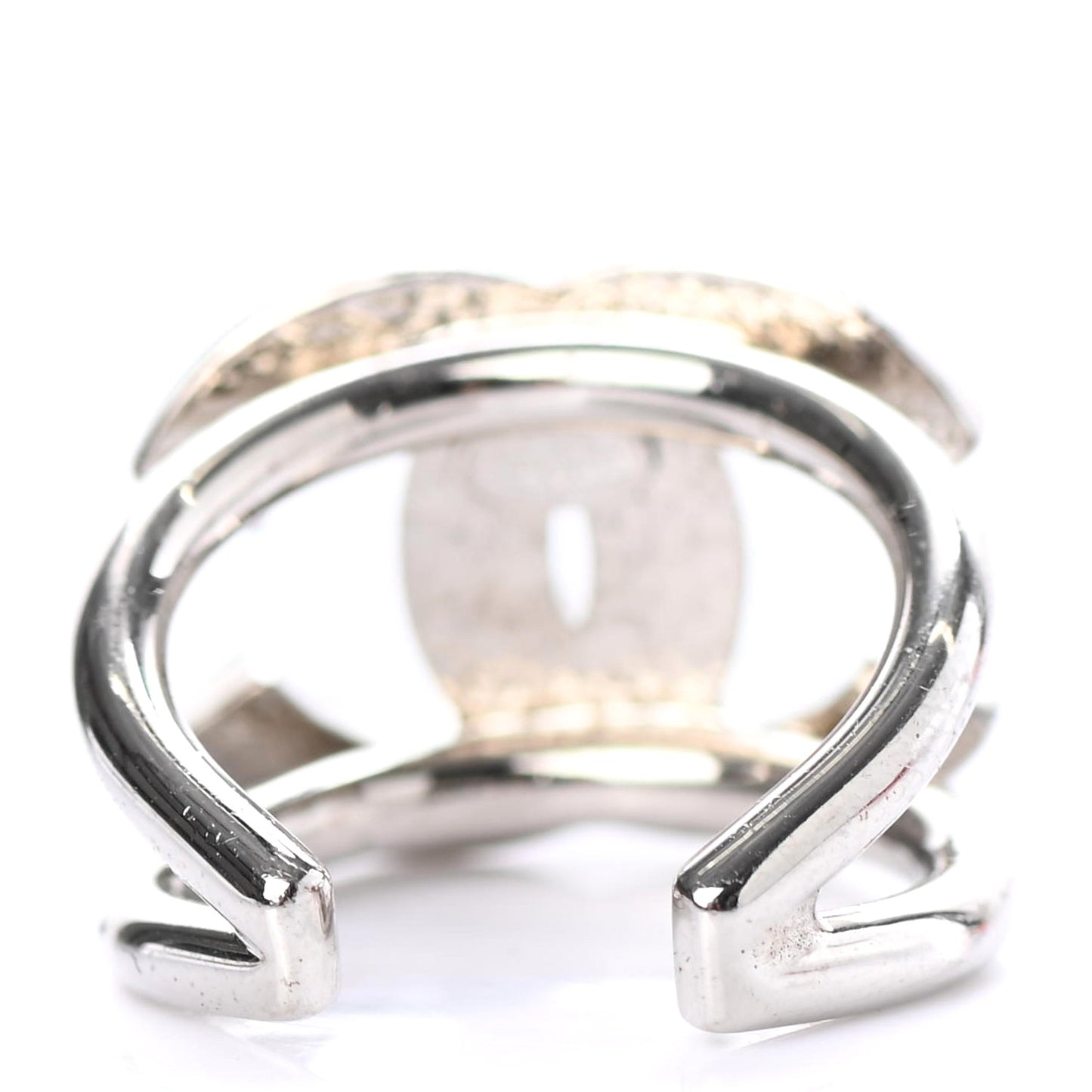 Crystal CC Ring 52 Silver
