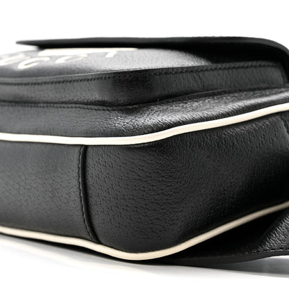 Gucci X ADIDAS Textured Dollar Calfskin Belt Bag Black 10 of 11