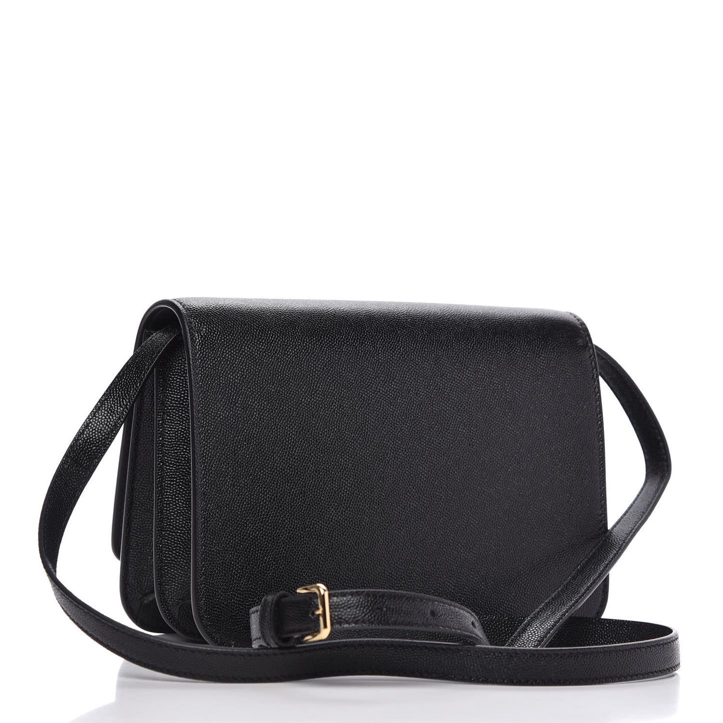 Grained Calfskin Small TB Bag Black