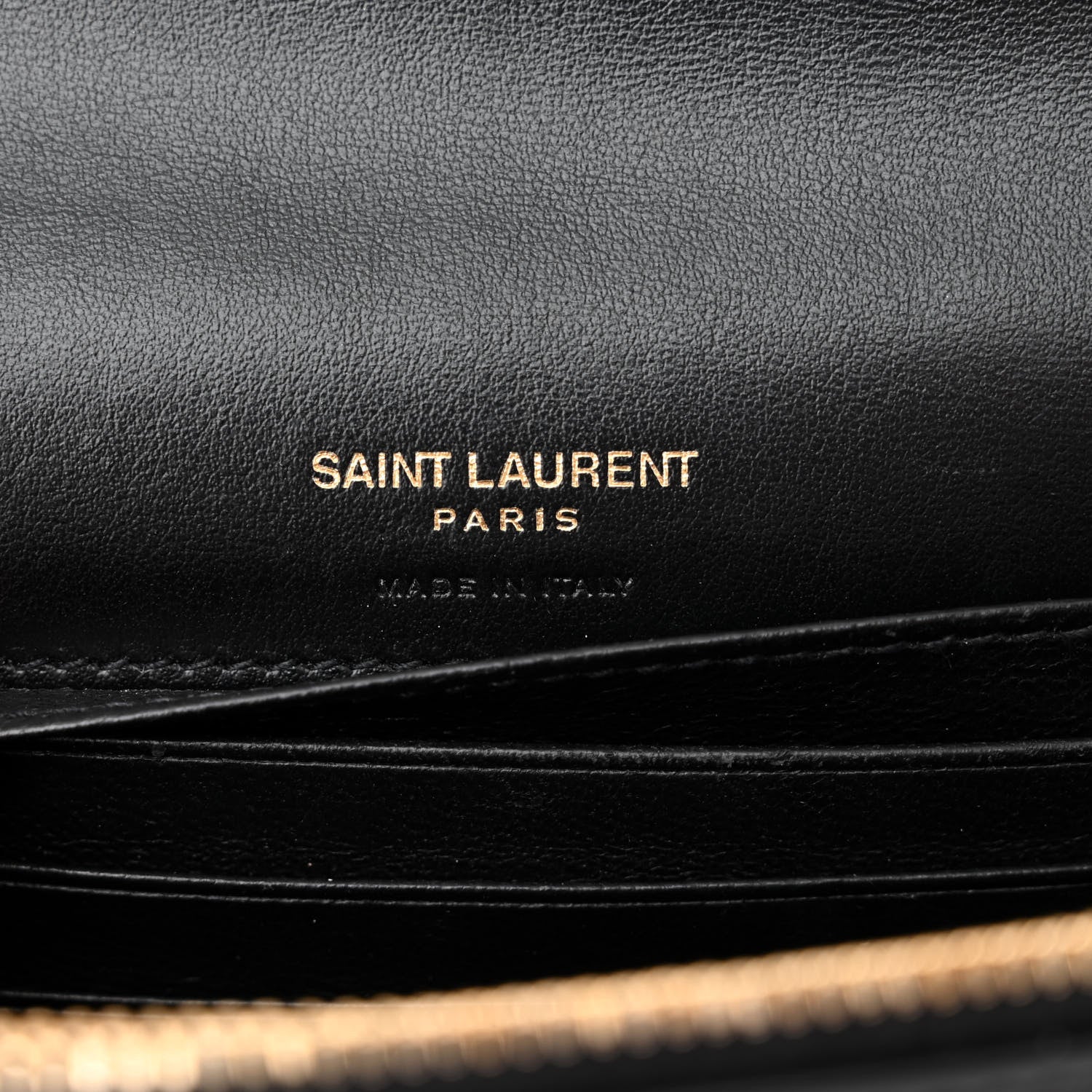 Saint Laurent Smooth Calfskin Monogram Kate Belt Bag Black 6 of 11