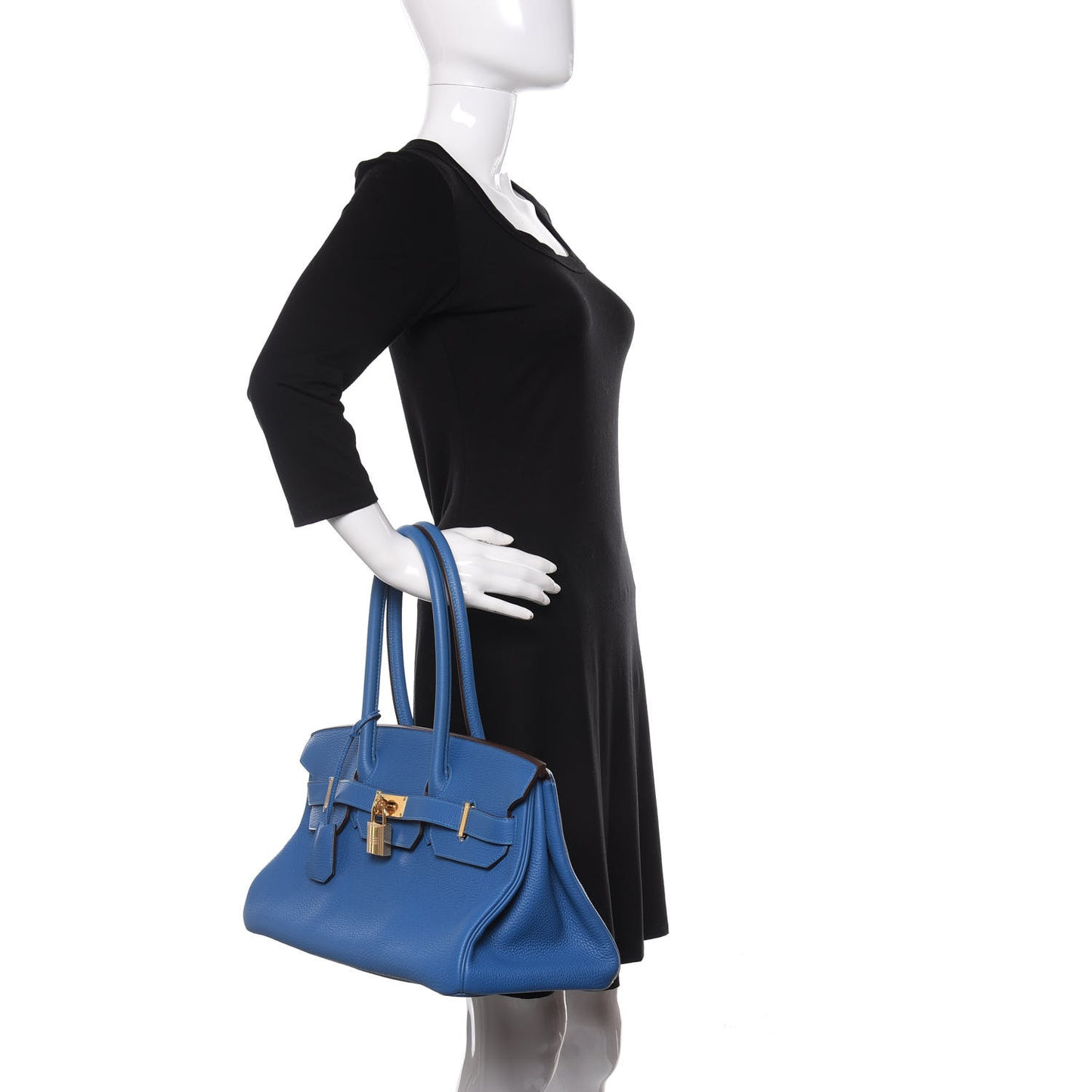 Togo JPG Shoulder Birkin II 42 Blue Izmir