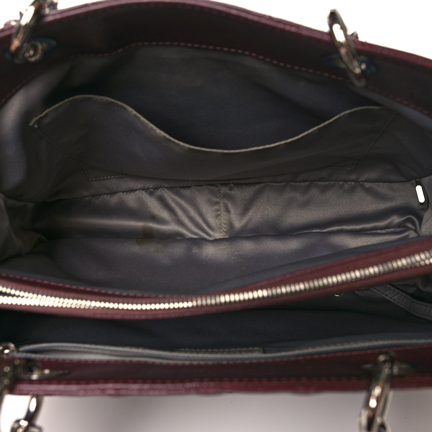 Chanel Caviar Quilted Grand Shopping Tote GST Dark Burgundy 5 of 17