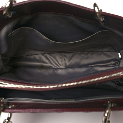 Chanel Caviar Quilted Grand Shopping Tote GST Dark Burgundy 5 of 17