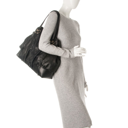 Gucci Guccissima Full Moon Tote Black 2 of 7