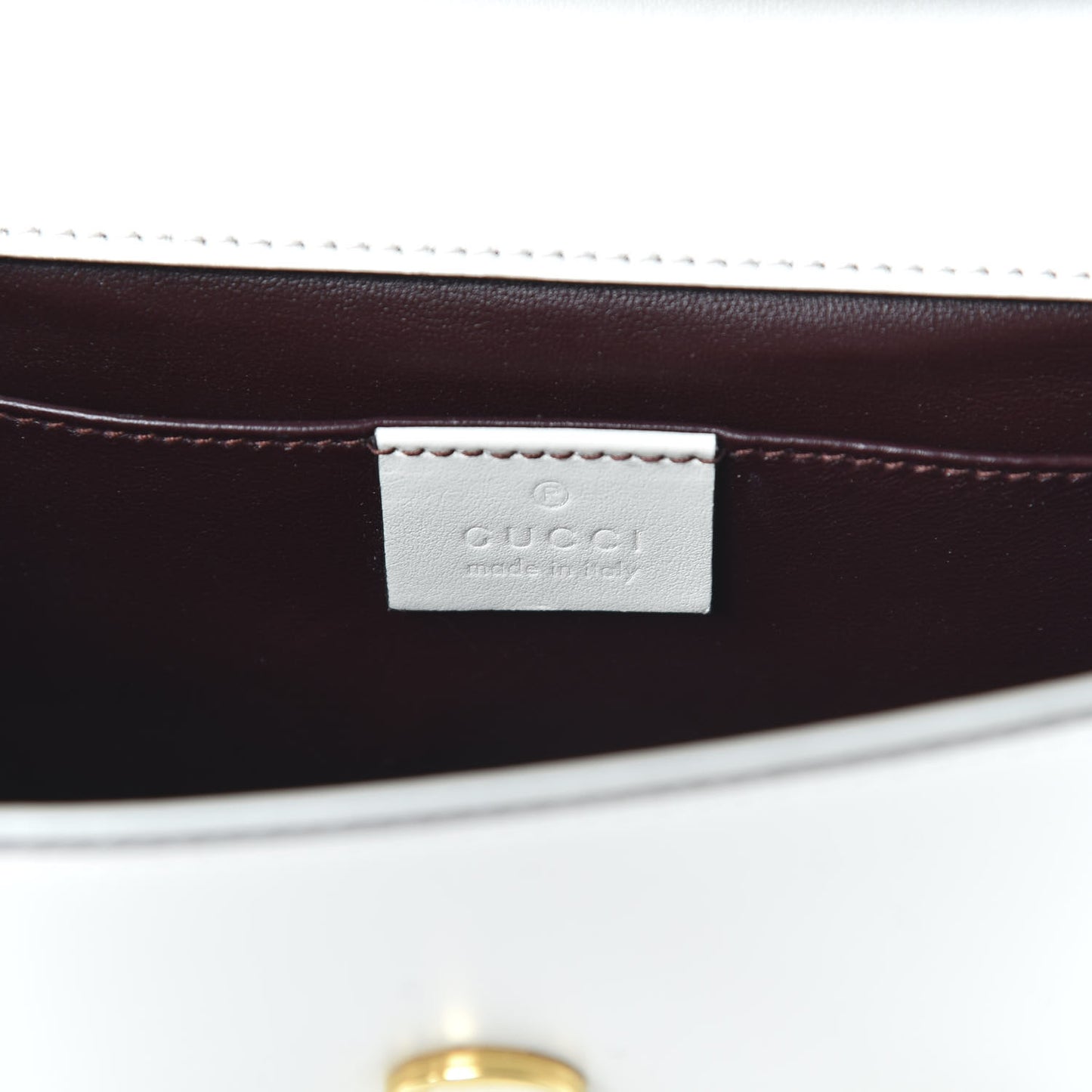 Shibuya Calfskin Small Zumi Top Handle Shoulder Bag Mystic White