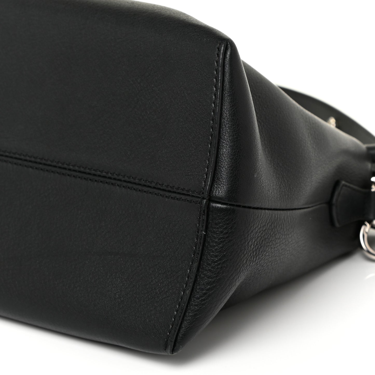 Vitello Dolce Marmol Large By The Way Boston Bag Black