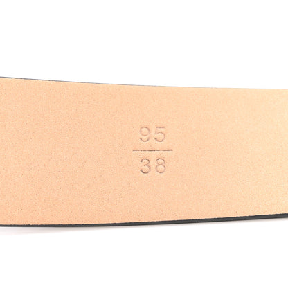 Chanel Calfskin Belt 95 38 Black 6 of 7