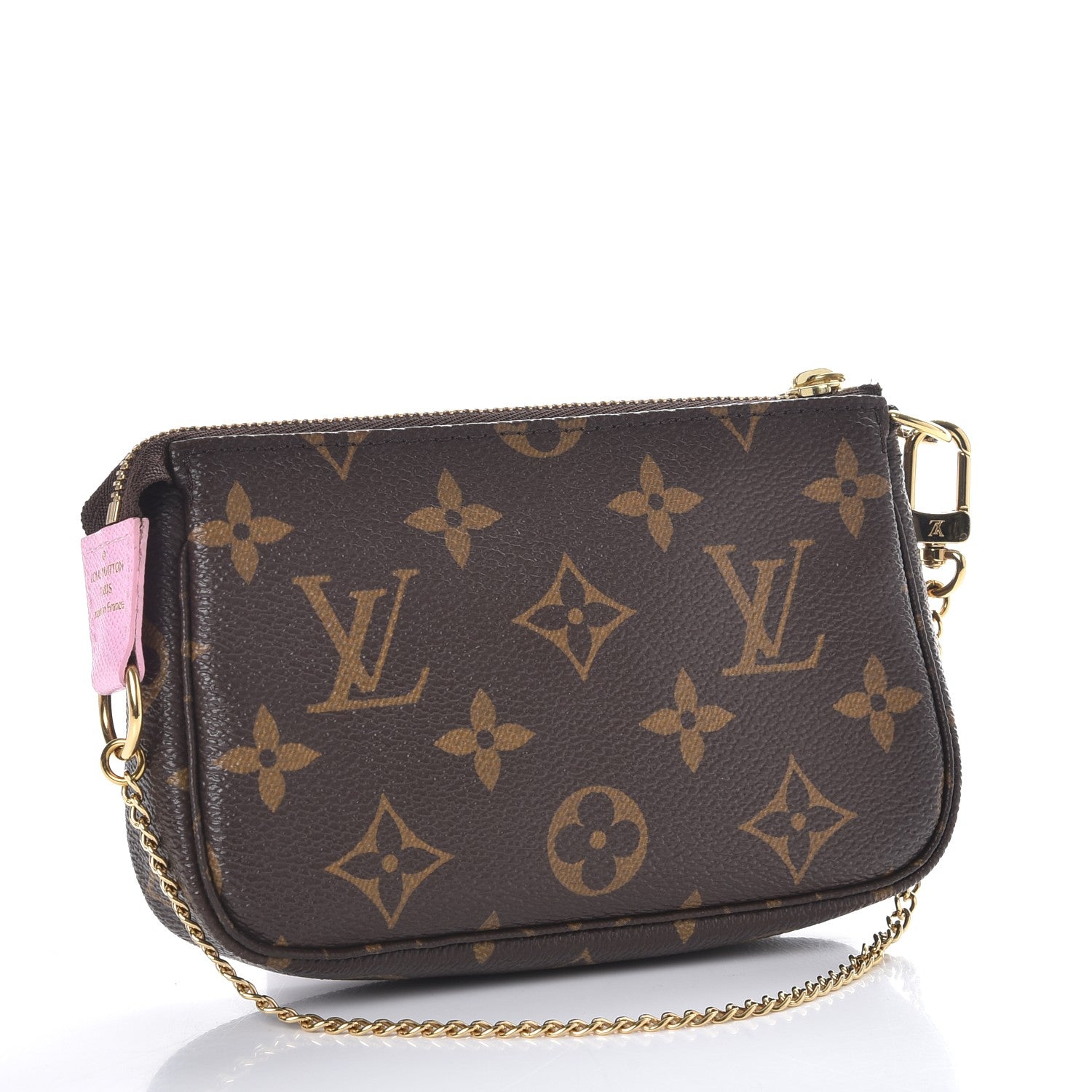 Louis Vuitton Monogram 2016 Christmas Animation Mini Pochette Accessories Rose Ballerine 3 of 8