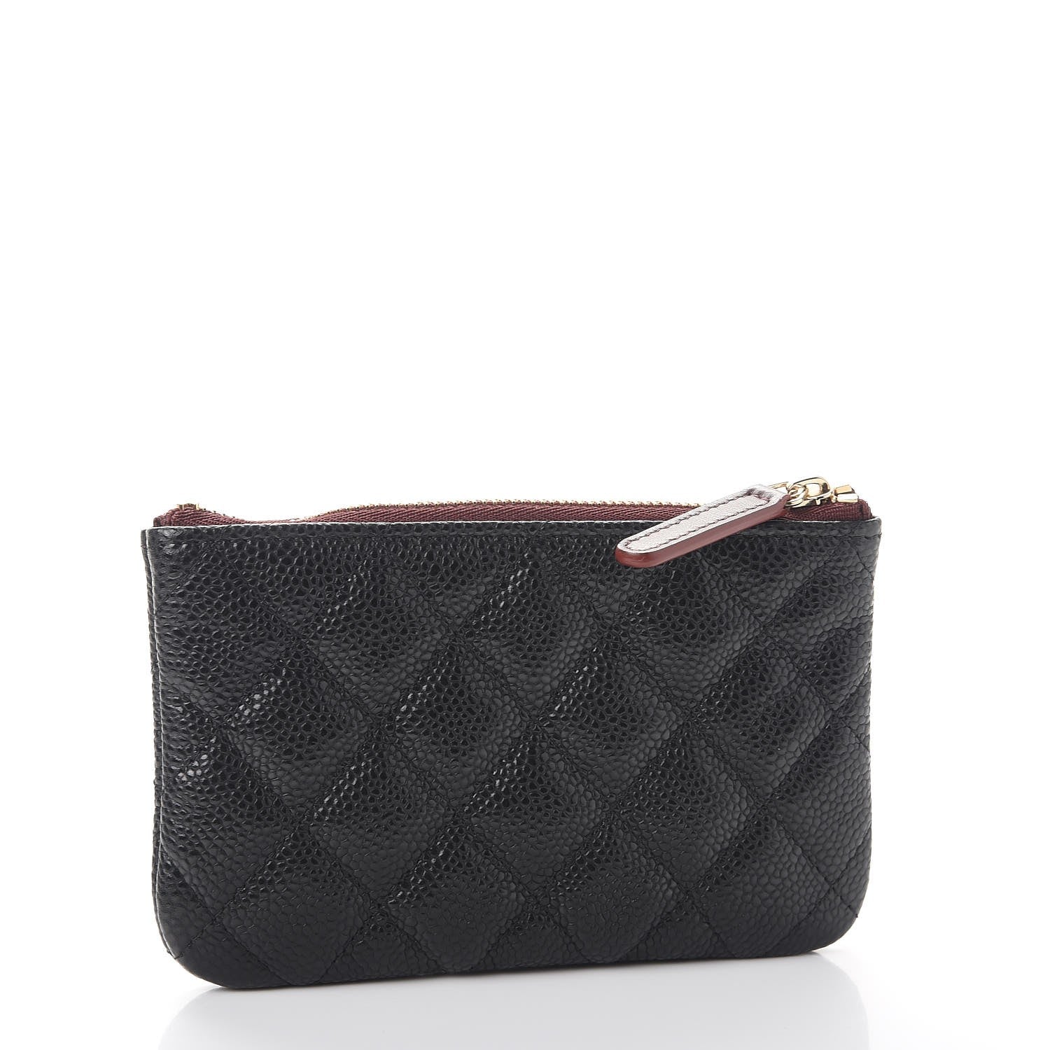 Chanel Caviar Quilted Small Cosmetic Case Black 3 of 8