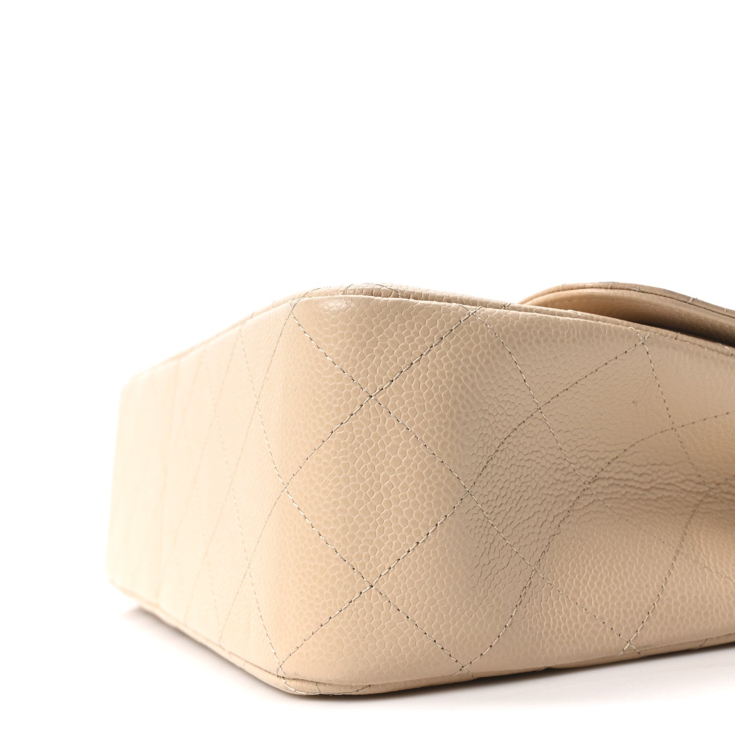 Chanel Caviar Quilted Jumbo Double Flap Beige Clair 10 of 11