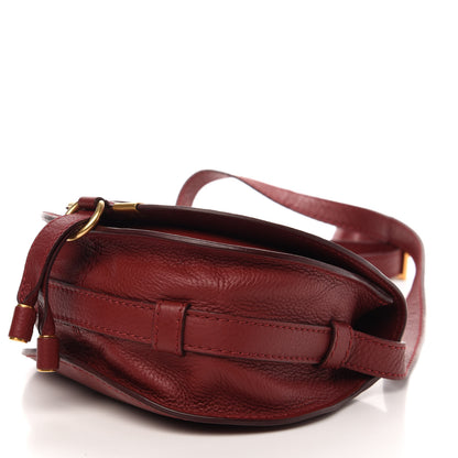 Chloe Calfskin Mini Marcie Round Crossbody Bag Red 7 of 12