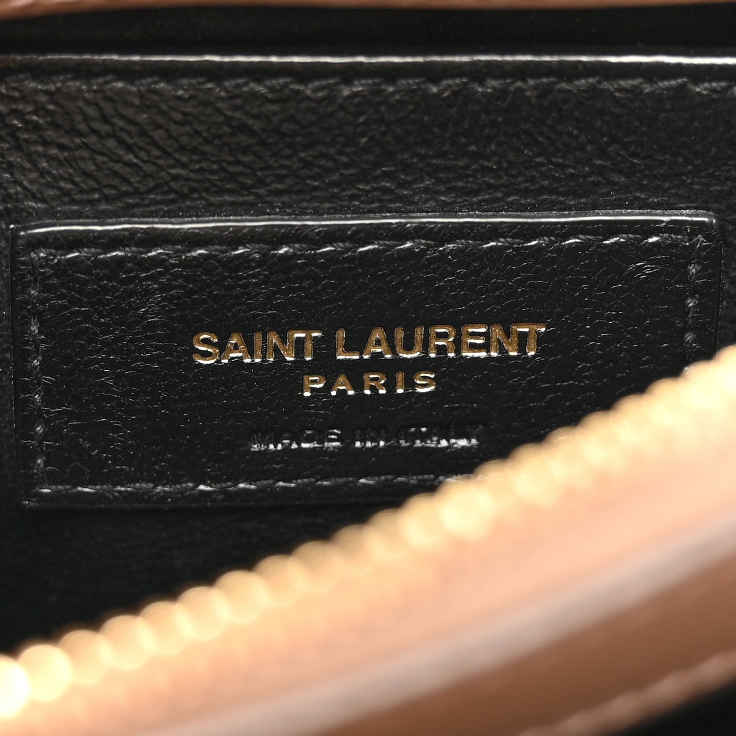 Calfskin Y Quilted Monogram Small Loulou Chain Satchel Dark Beige