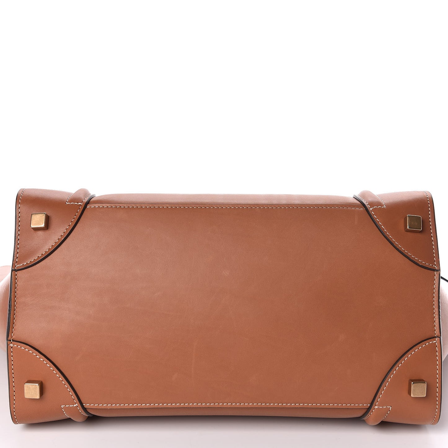 Natural Calfskin Mini Luggage Tan
