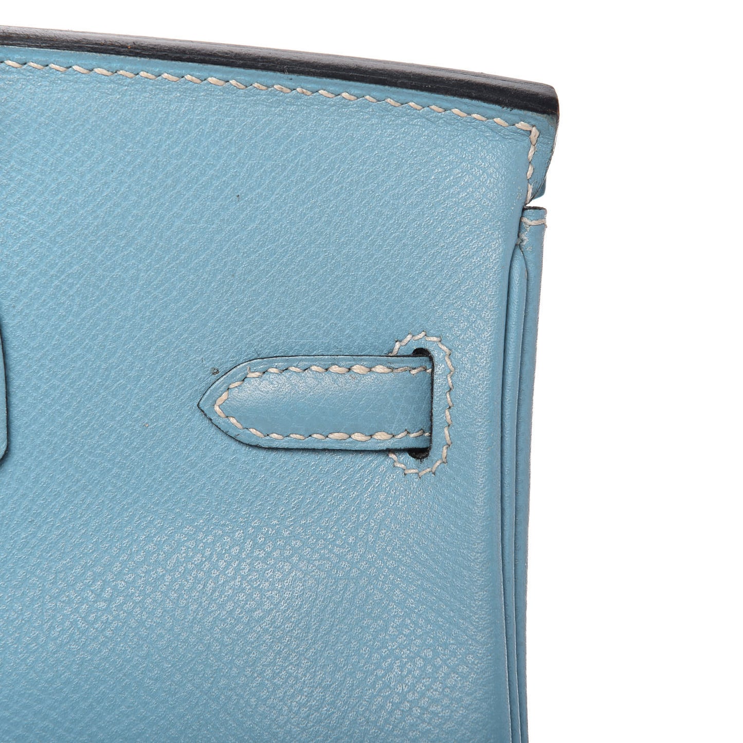 Epsom Birkin 25 Bleu Jean
