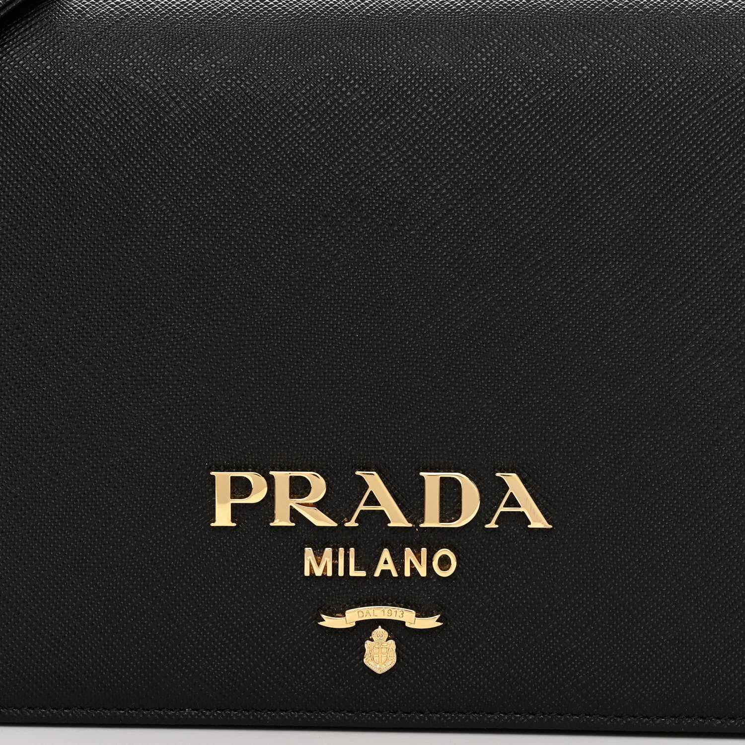 Prada Saffiano Lux Mini Crossbody Bag Black 8 of 10