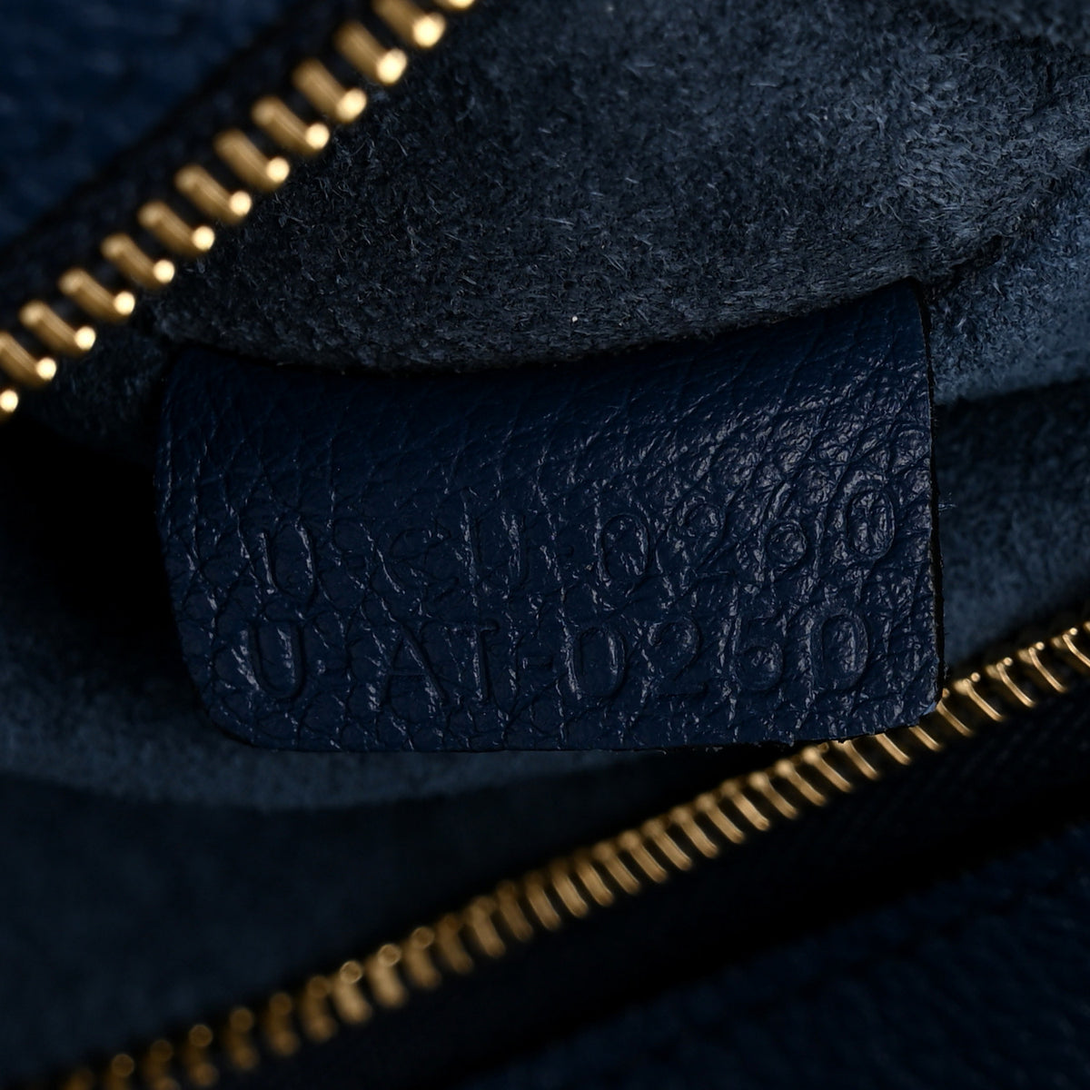 Soft Grained Calfskin Small Belt Cabas Phantom Dark Blue
