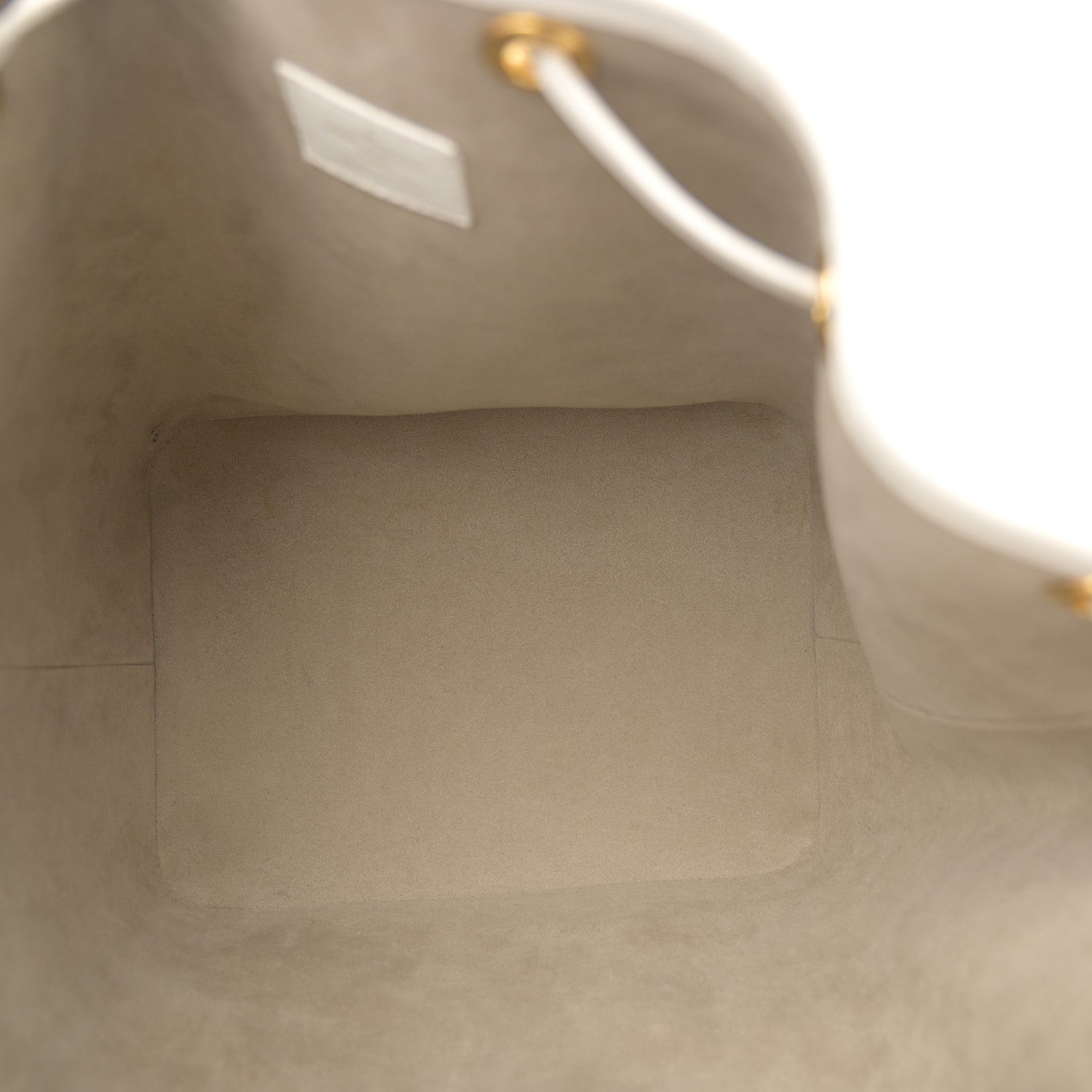 Louis Vuitton Calfskin Monogram Cutout Petit Noe White 5 of 16