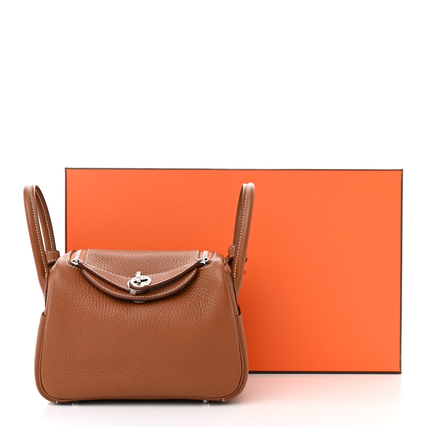 Taurillon Clemence Mini Lindy 20 Gold