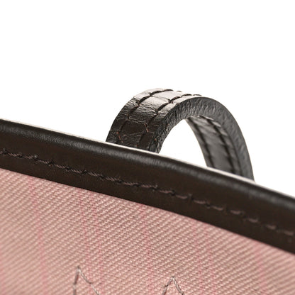 Louis Vuitton Damier Ebene Neo Neverfull MM Rose Ballerine 9 of 16