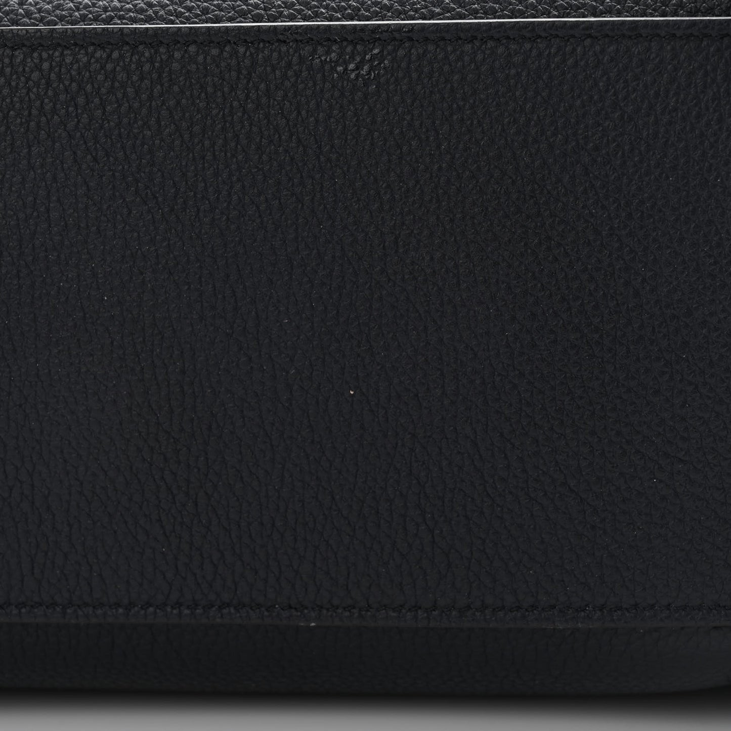 Drummed Calfskin Micro Luggage Midnight