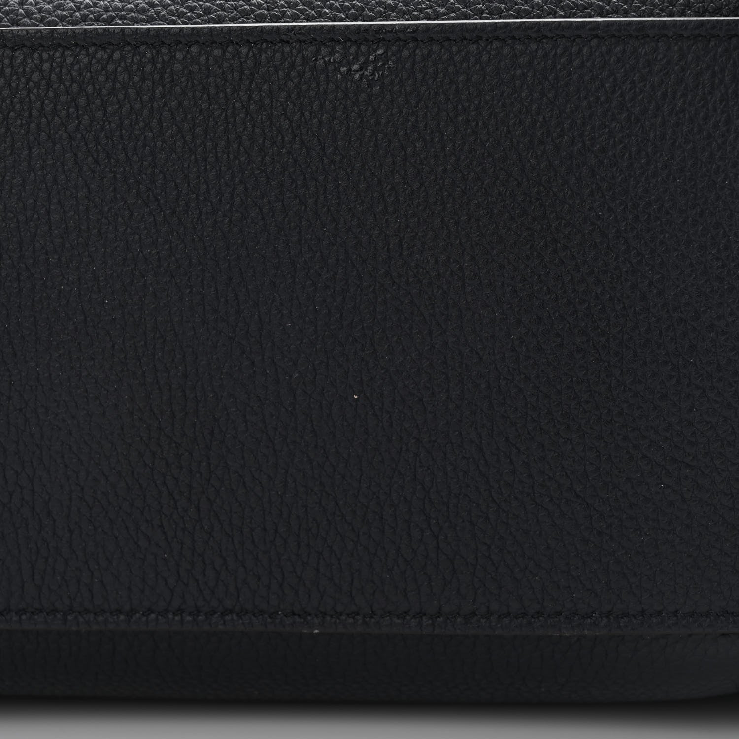 Celine Drummed Calfskin Micro Luggage Midnight 10 of 10