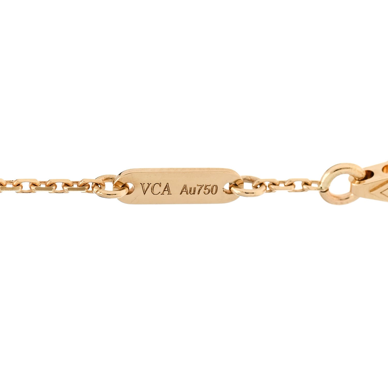 Van Cleef & Arpels 18K Yellow Gold Mother of Pearl Sweet Alhambra Butterfly Bracelet 3 of 5