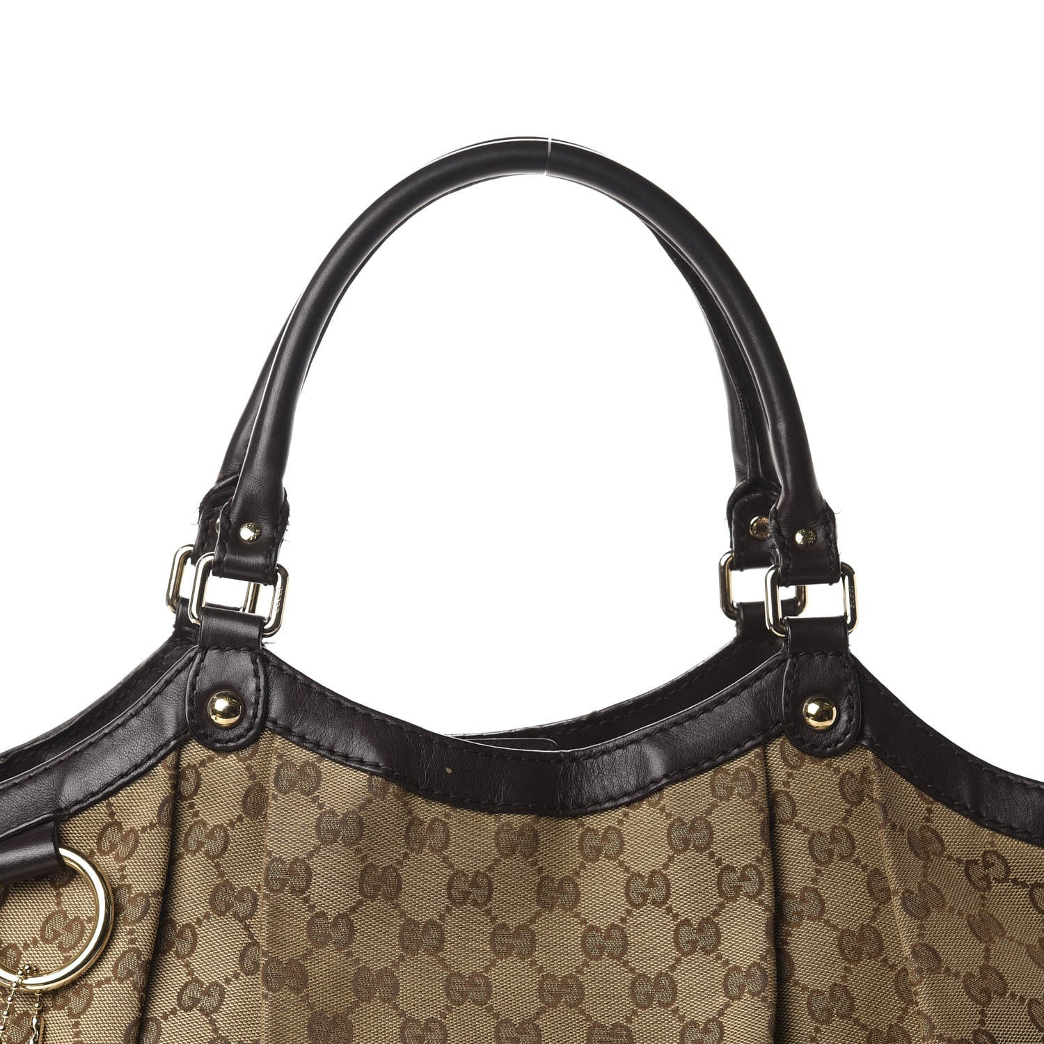 Gucci Monogram Large Sukey Tote Dark Brown 19 of 19