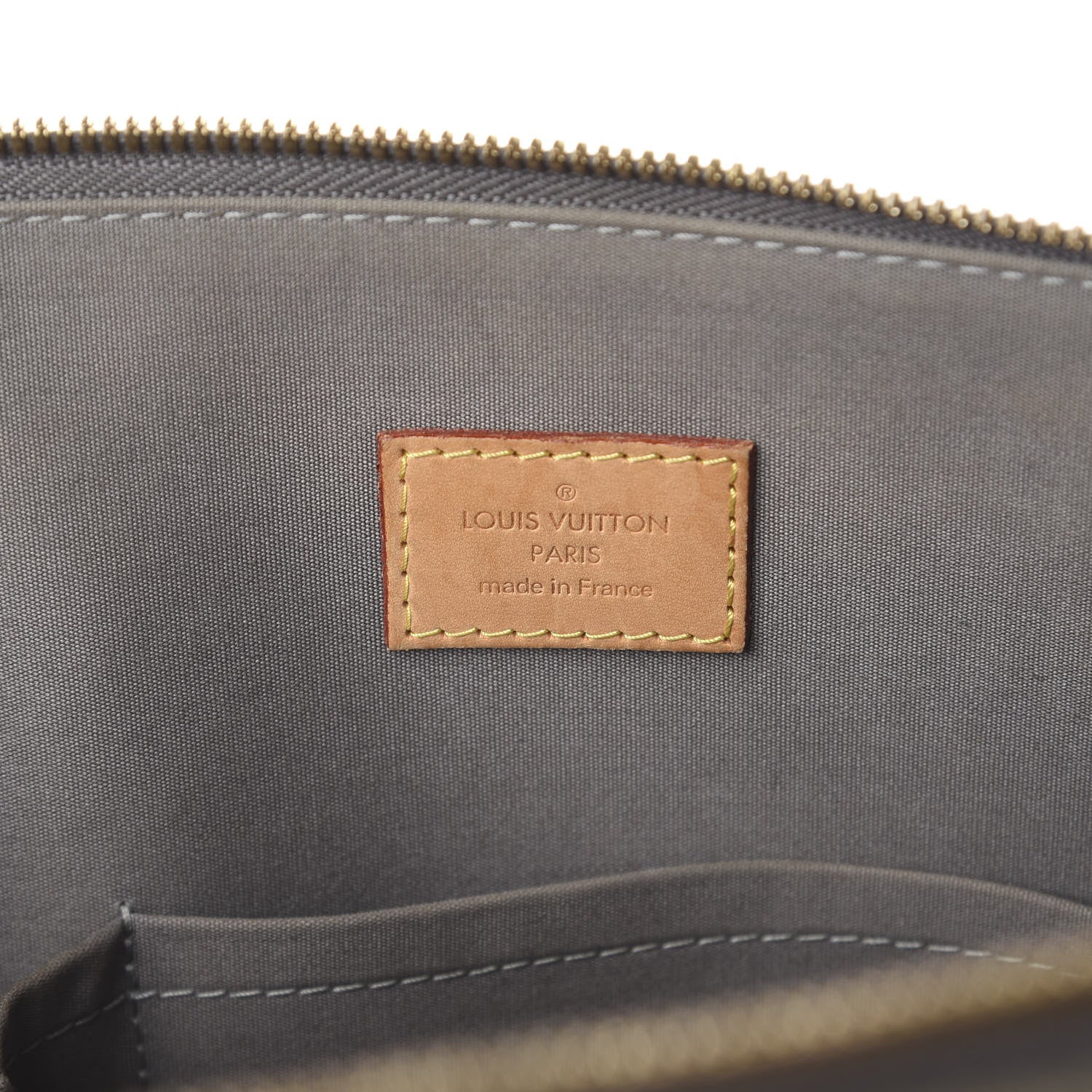 Louis Vuitton Vernis Alma GM Gris Art Deco 7 of 8