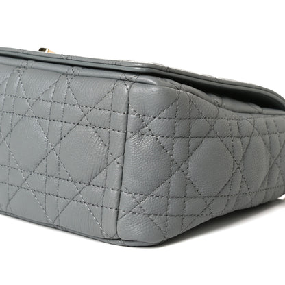 Christian Dior Lambskin Cannage Medium Caro Bag Grey 12 of 16