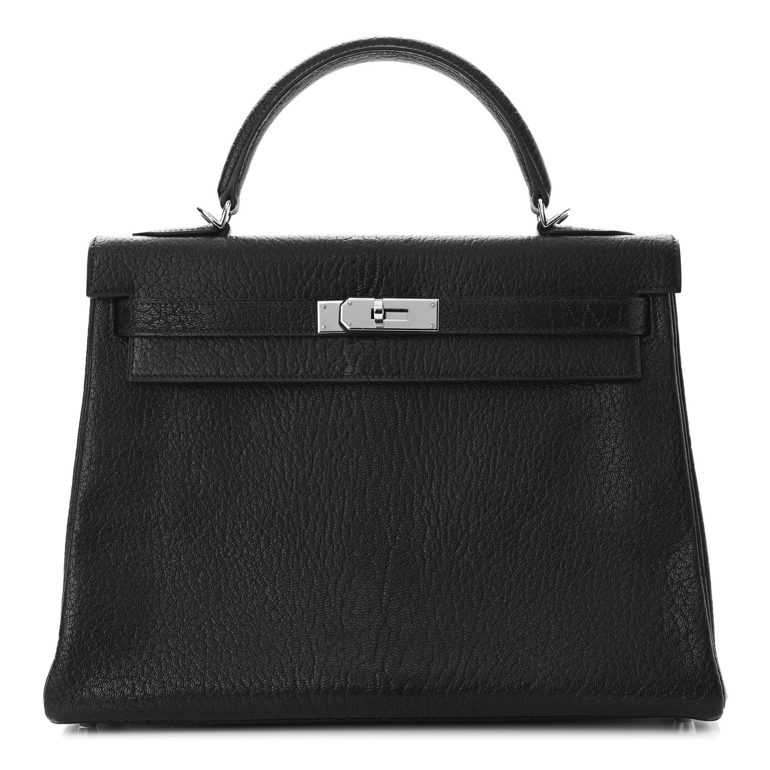 Hermes Chevre De Coromandel Kelly Retourne 28 Black 1 of 10