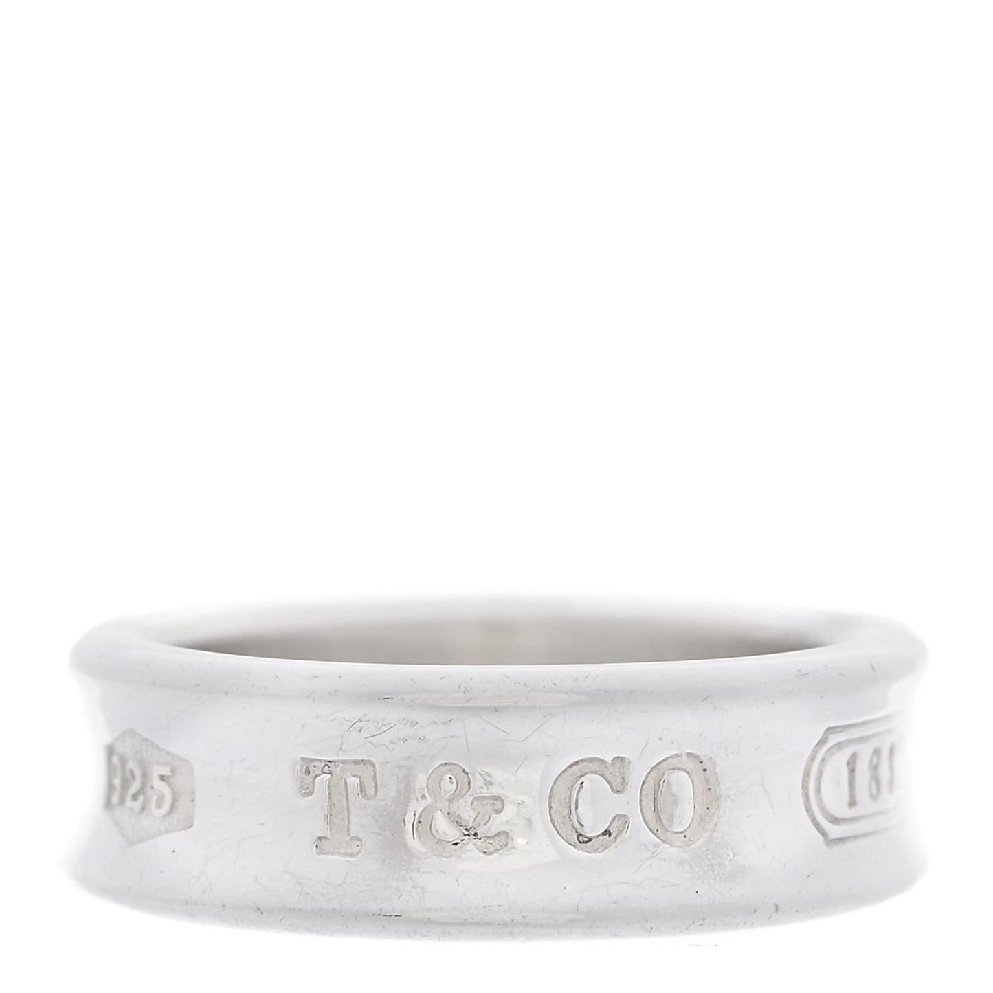 Sterling Silver 1837 Band Ring 54 6.75