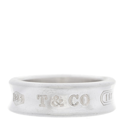 Tiffany Sterling Silver 1837 Band Ring 54 6.75 1 of 6