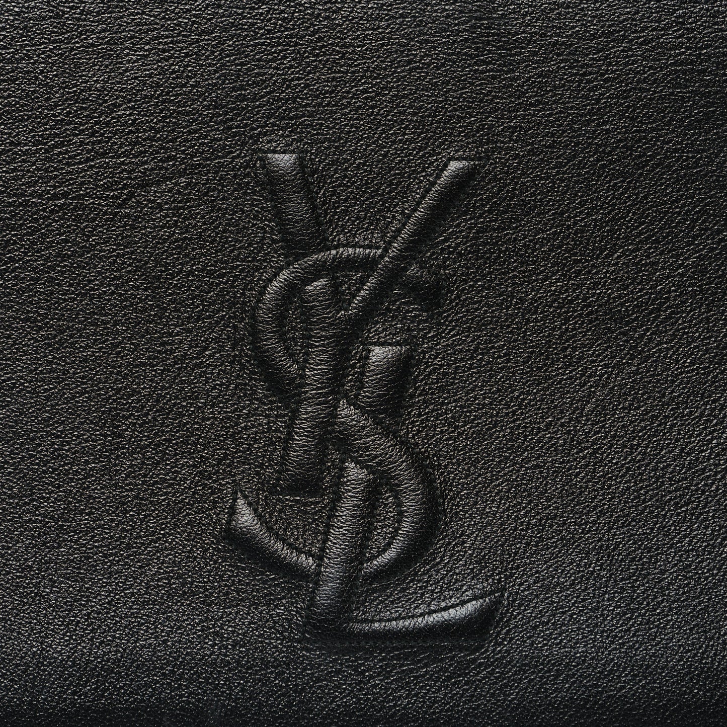 Calfskin Monogram Large Belle De Jour Clutch Black