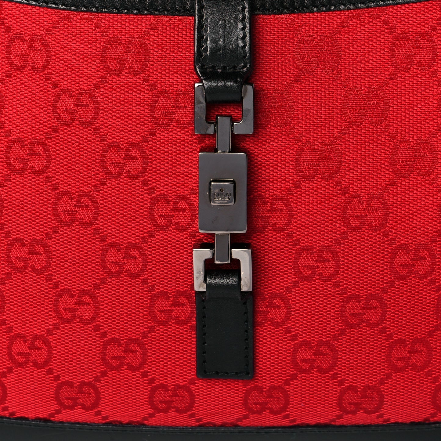 Monogram Jackie O Hobo Red
