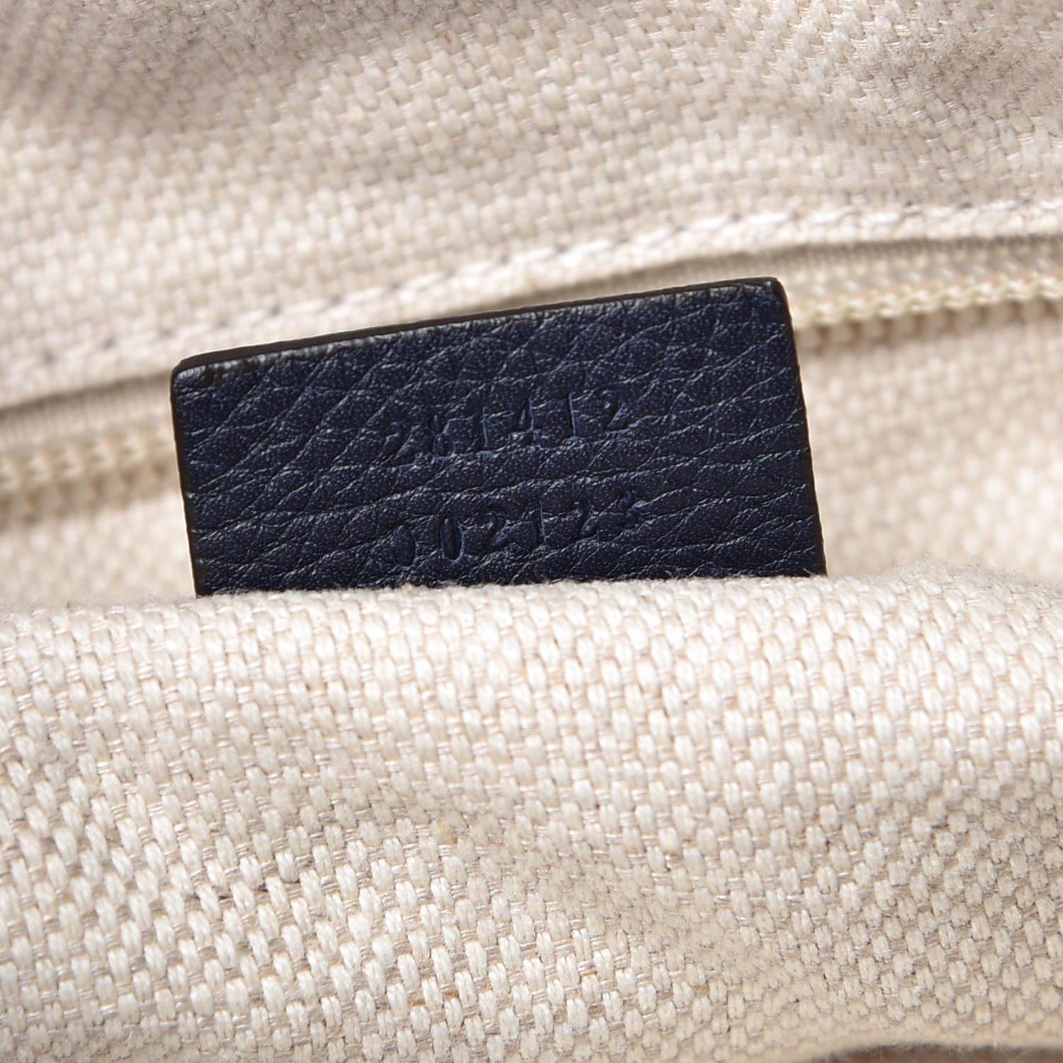 Gucci Calfskin Signature Web Backpack Blue 9 of 11