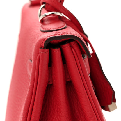 Hermes Togo Kelly Retourne 25 Rouge de Coeur 12 of 13