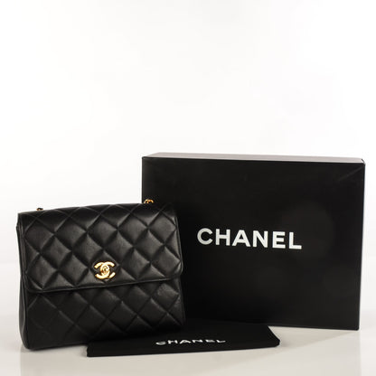 Chanel Caviar Quilted Medium Flap Shoulder Bag Black 5 of 9
