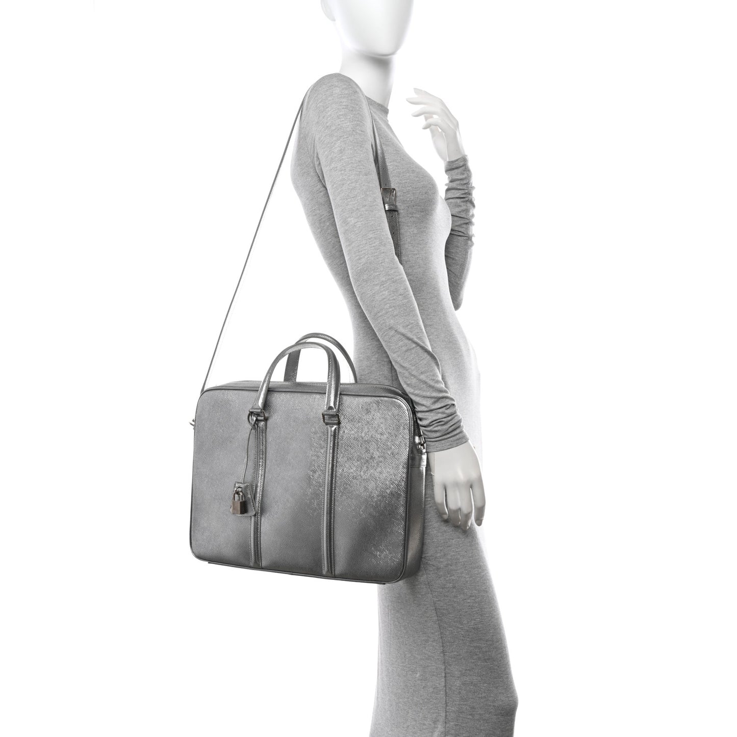 Cartable Briefcase Silver