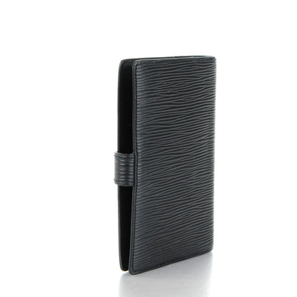 Louis Vuitton Epi Small Ring Agenda Cover Black 3 of 8